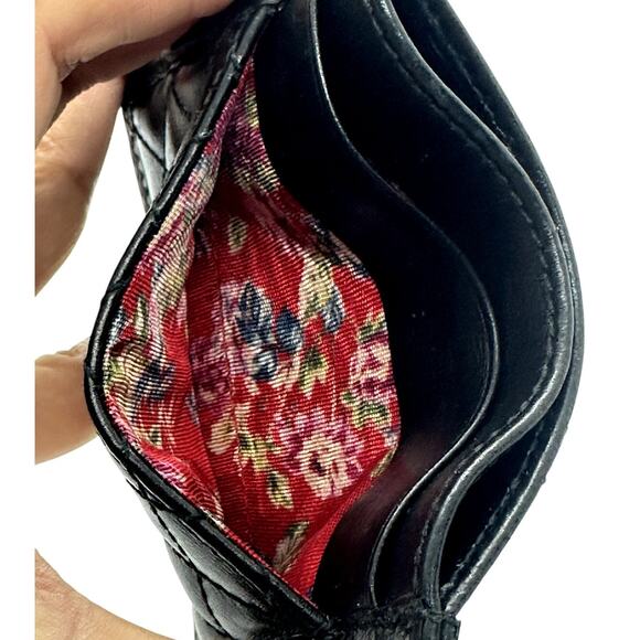 Gucci RARE Black Quilted Leather GG Marmont Card Holder w/ Cert. of Auth, No Box - Picture 13 of 14